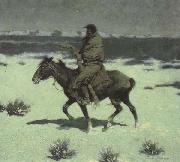 Frederic Remington The Luckless Hunter (mk43) oil painting reproduction